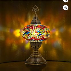 Hand made mosaic lamp