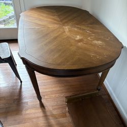 $25 Antique wood table With Two Extenders 