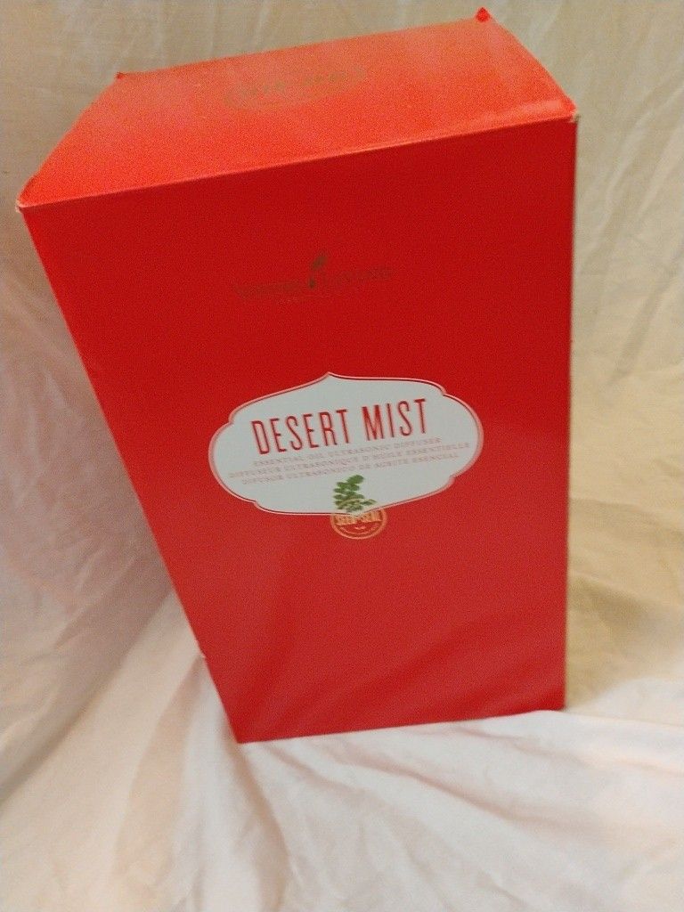 Young Living DESERT MIST Essential Oil Ultrasonic Diffuser Light Combo NEW
