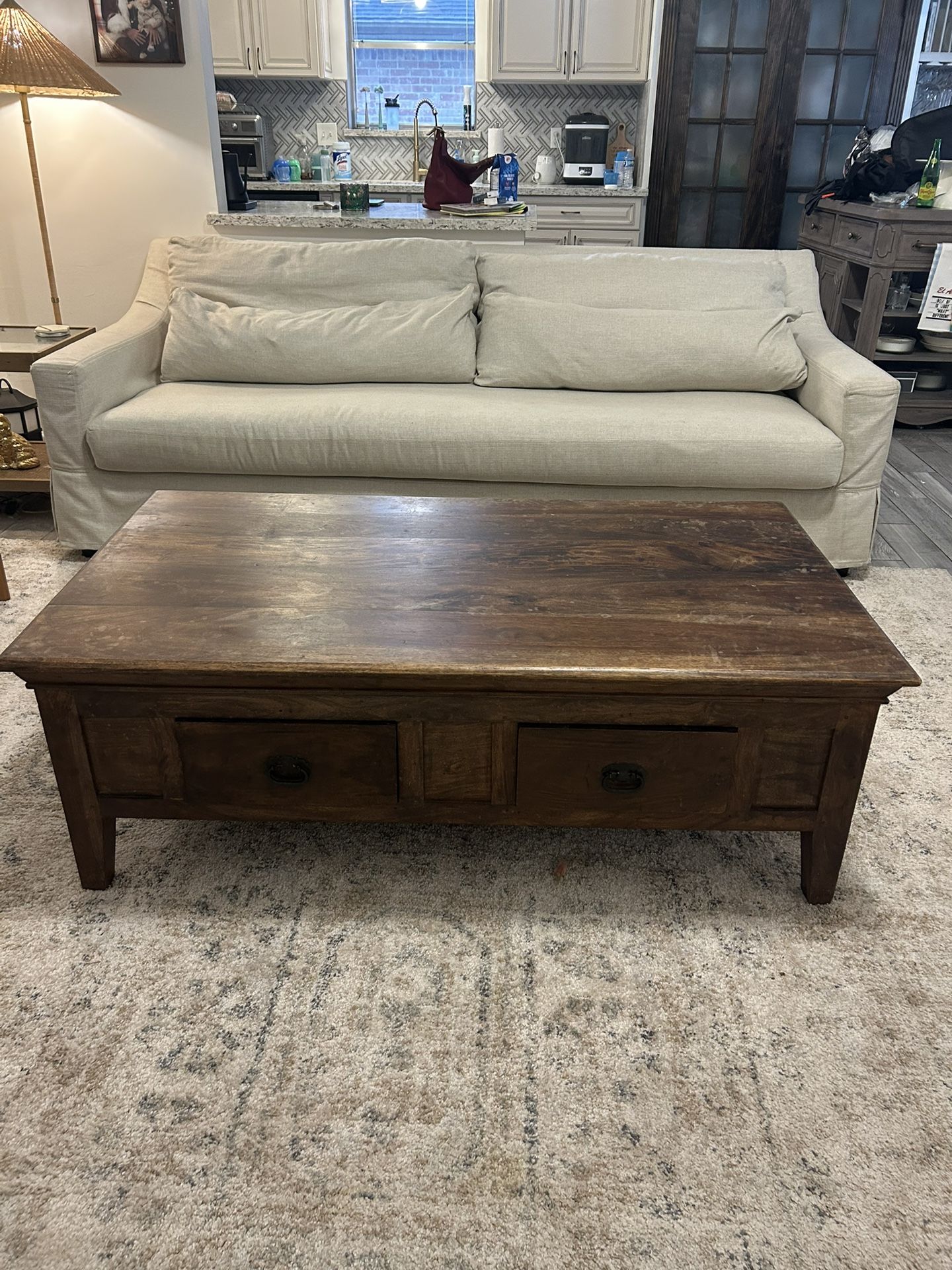 Pottery Barn York slope arm Sofa