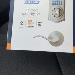 ELECTRONIC SCHLAGE KEYPAD SECURITY SET Brand New In The Box!!