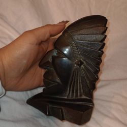 Indian Book end From 1940 Original Owner