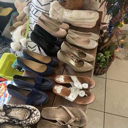 Lot Of BARELY Worn, Name Brand Shoes / Sizes 8-9