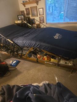 Hospital bed power control
