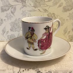 Porcelain Espresso / Demitasse Cup & Saucer Panama
