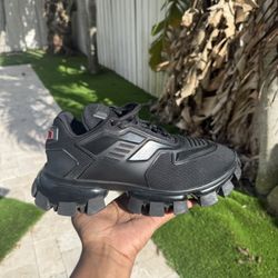 Prada Cloudbust Thunder Sneakers (Black) (Size 12)