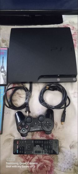 FOR PARTS ONLY, PS3 with all cords everything you see is for $80