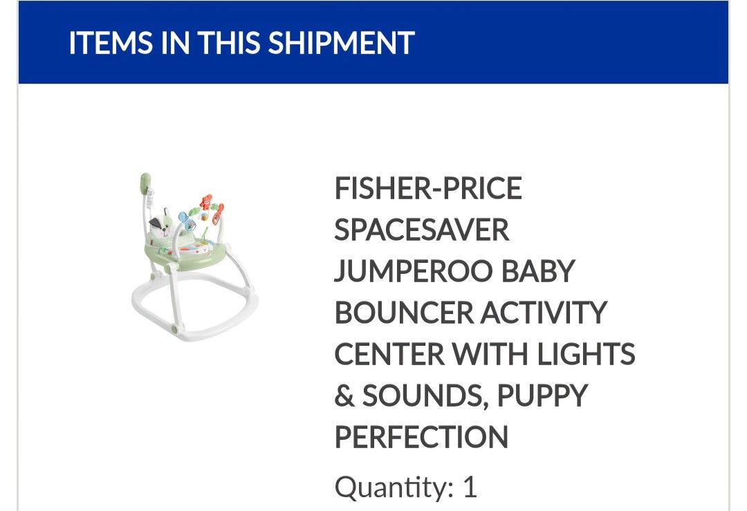 Fisher Price Space Saver Jumperoo with Lights