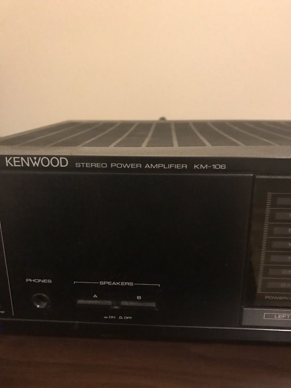 Kenwood power amplified KM-106