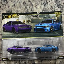 Hotwheels Premium 2 Pack Dodge 