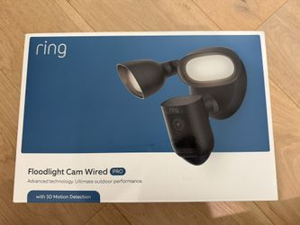 Ring Floodlight Cam Wired Pro - Black
