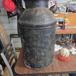 vintage milk can With  Lid