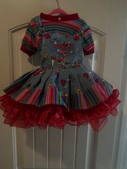 Chuck e toddler girl costume