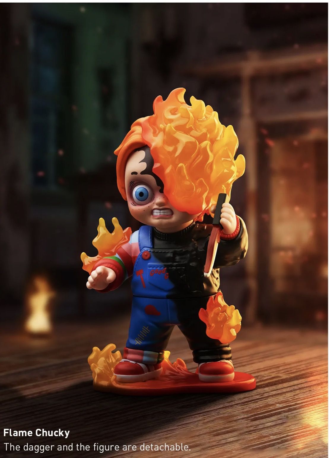 Pop Mart Chucky Blind Box Flame Chucky Doll