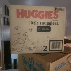 Huggies and Pampers Size 2