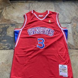 Allen Iverson 76ers Jersey Sz Large 
