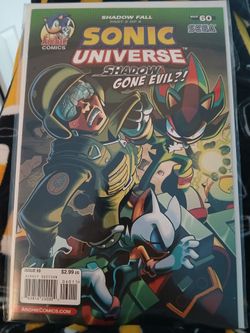 Comic book, sonic universe shadow gone evil