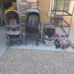 Baby Trend Or Graco Strollers $20-$30, Graco Baby Car Seat $20 And Razor 2 Wheel Kids Scooters $10 Each 
