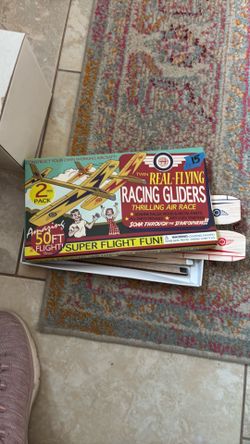 Two pack  twin real-flying  glider planes
