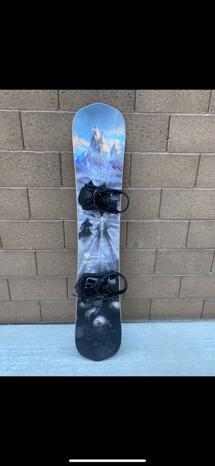 Never Summer Peacemaker (155) And Rossignol Battle Bindings