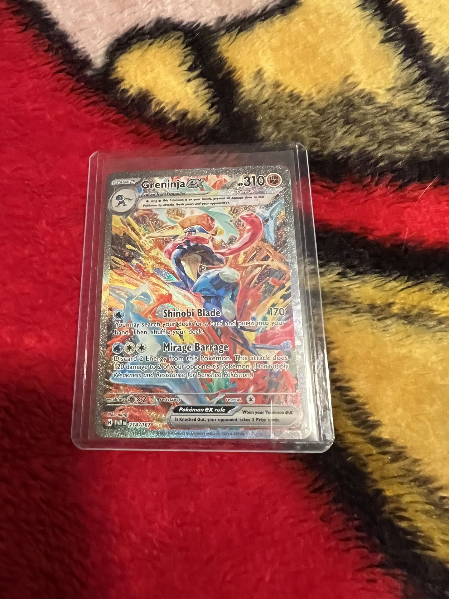 Pokemon Greninja Ex #214