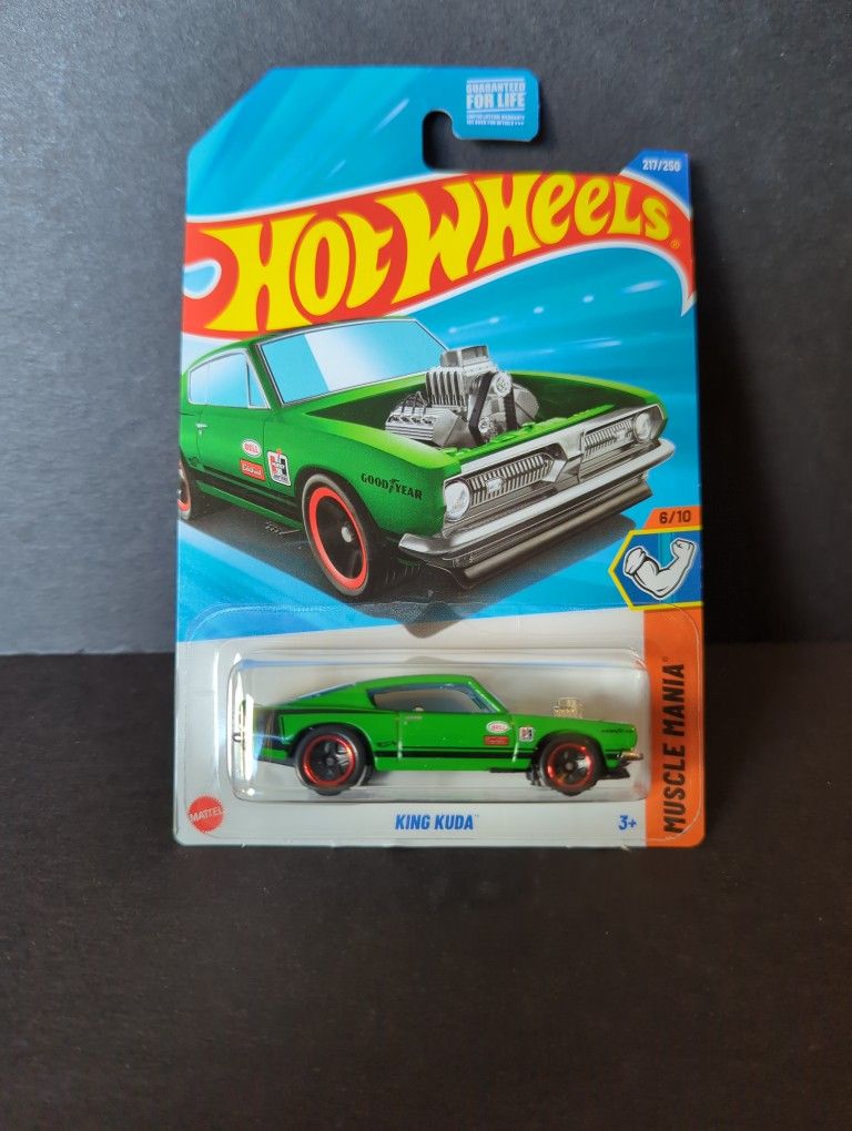 Hot Wheels Muscle Mania Green King Kuda
