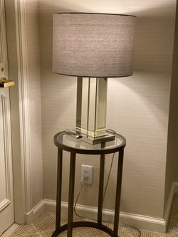 Beautiful solid Iron table with Glass on top