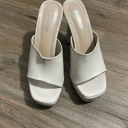 High Heel Size 7 White 