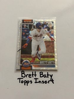 Brett Baty New York Mets 3rd Baseman Topps Short Print Insert Card.