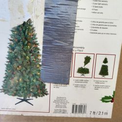 7ft 3 Piece Christmas Tree 