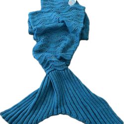 Mermaid Tail Crochet Blanket