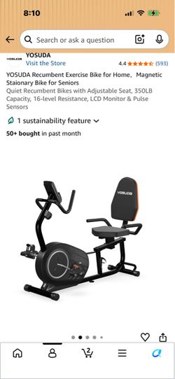 Brand new exercise bike in box