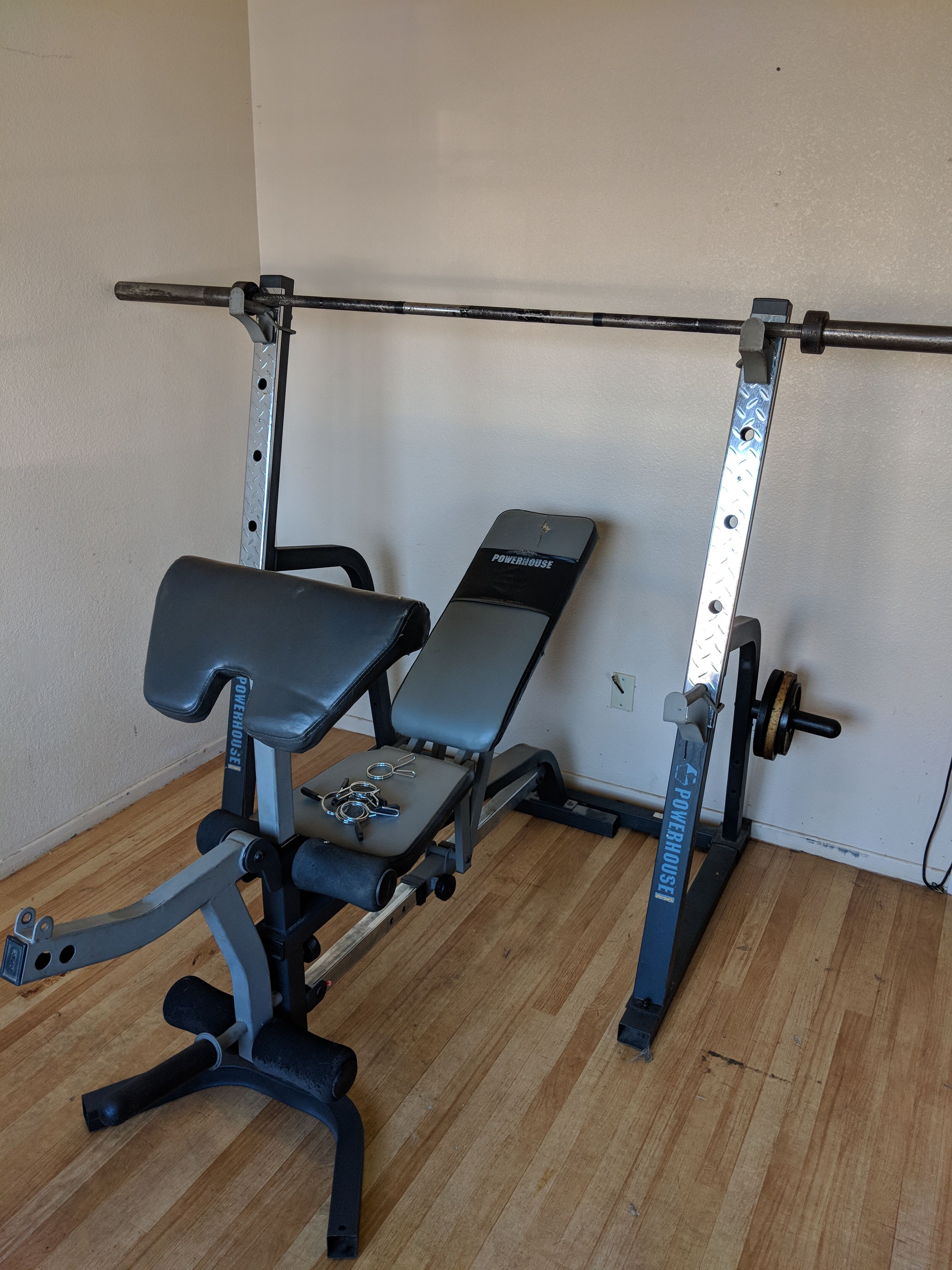 Adjustable Workout Bench JX FITNESS Multi-Function Weight