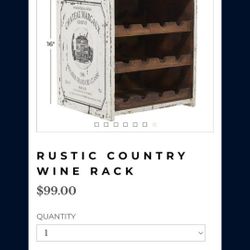 Rustic Wine Rack