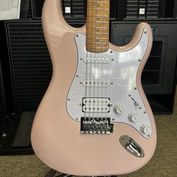 Nice Color Strat Copy With Roasted Maple Neck 