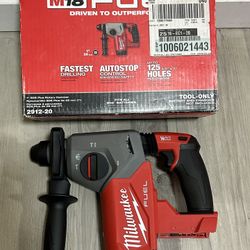 Milwaukee M18 FUEL 18V Lithium-Ion Brushless Cordless 1 in. SDS-Plus Rotary Hammer (Tool-Only)