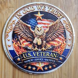 250th Anniversary Coin Giving Honor To Our Veterans 