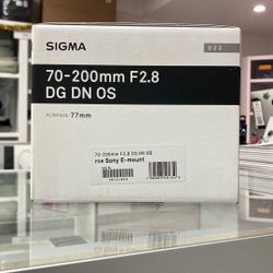 Sigma 70-200mm F2.8 Lens For Sony E