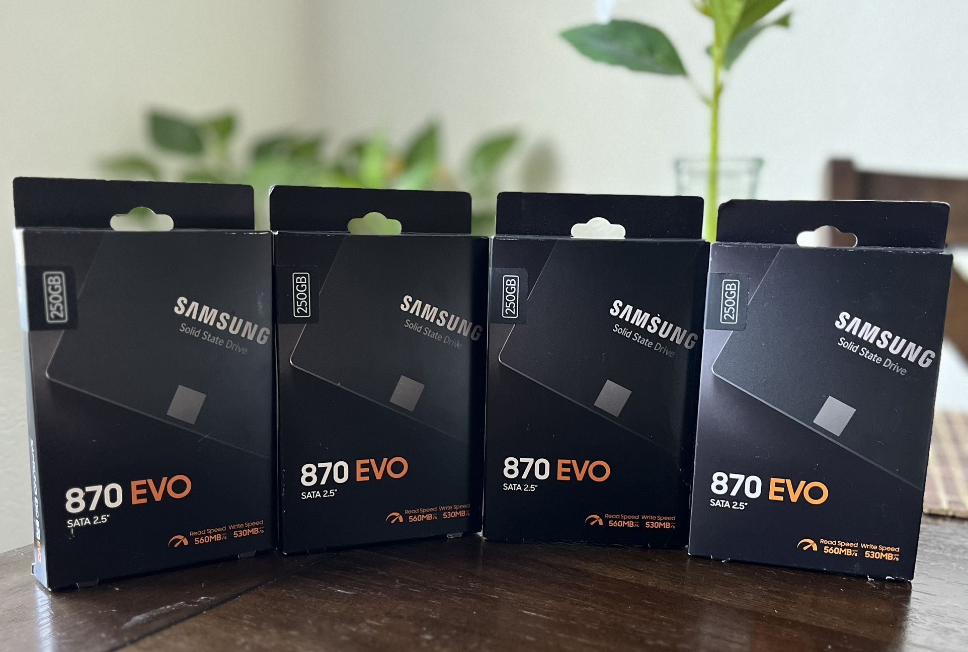 SAMSUNG 250GB SSD 870 EVO SATA 2.5" - BRAND NEW SEALED