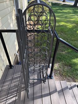 Iron Wine Rack