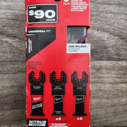 Milwaukee Universal Fit OPEN-LOK Oscillating Multi-Tool Blade Kit (Model 49-10-0118)