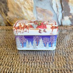 Hinged Christmas Tin