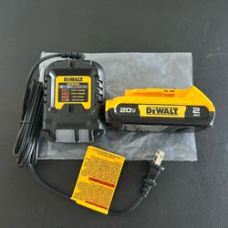 $50 Firm. Pickup at East Flamingo Rd @ South Sandhill Rd NEW Dewalt Starter Kit: •One 2.0Ah Battery (20-volt) •One Charger (model DCB1102)