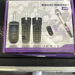 UHF Wireless Transceiver - Go Wireless With Any  Microphone 
