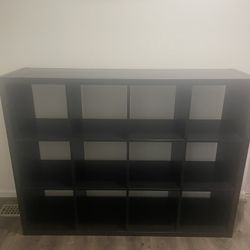 IKEA Black 9 Cubby Shelf