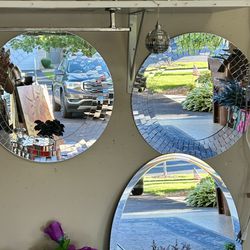 Mosaic Mirrors 20” $25/each