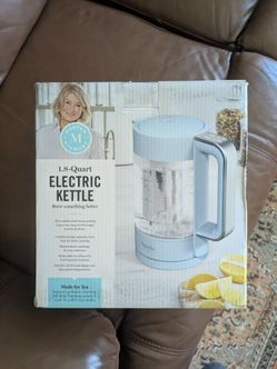 1.7L Electric Kettle with Removable Tea Infuser (Martha Stewart)