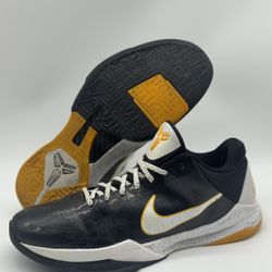 Nike Zoom Kobe 5 Del Sol Black/Yellow Basketball Shoes Men’s Size 9.5 