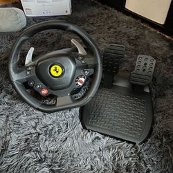 PS4/PS5 Thrustmaster Ferrari Racing Wheel with Pedals