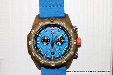 Luminox https://offerup.com/redirect/?o=WEIuMzc0My5FQ08= Bear Grylls Survival Master Chronograph 45mm Ocean Blue  